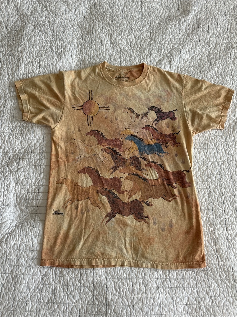 The Mountain Horse Graphic Tee - Golden Tan